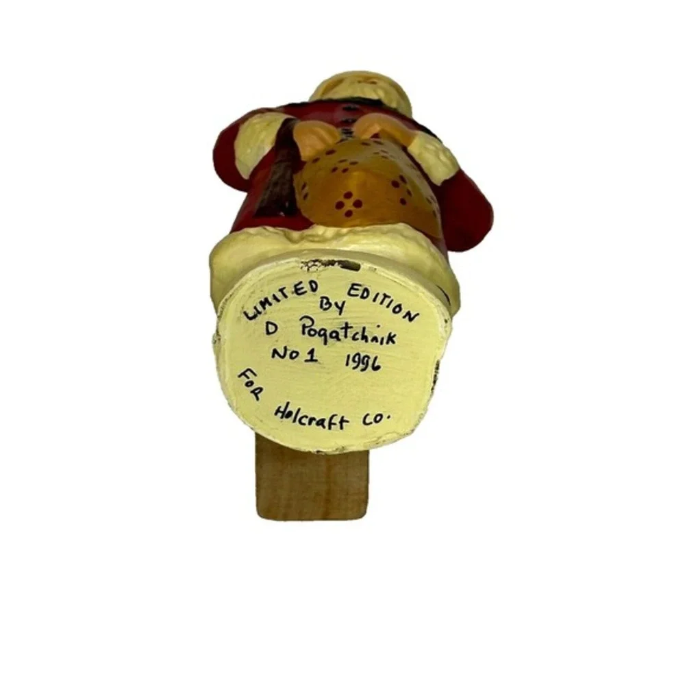 1996  No. 1 9 1/2 Inch D. Poqatchnik‎ Father Christmas n Sack For Holcraft Co.
